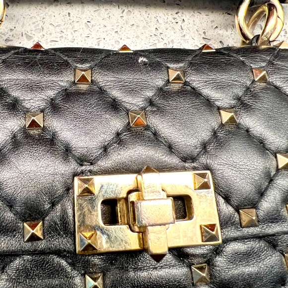 Valentino Napa Small Rockstud Spike Bag Small - Picture 11 of 16